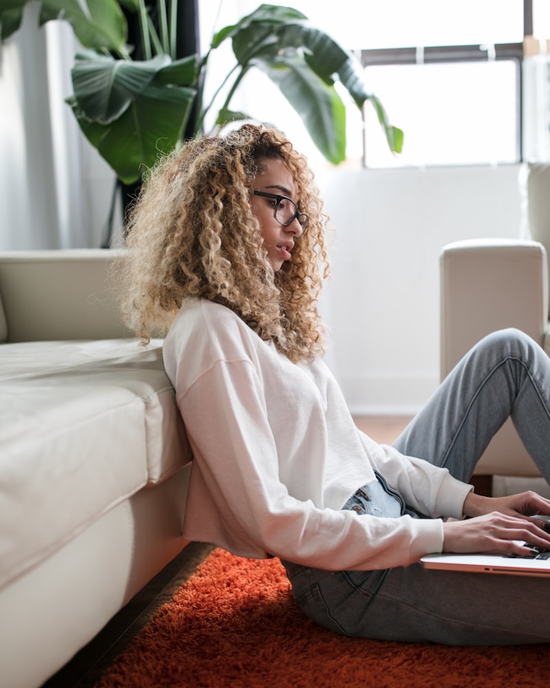 Studente in formazione online